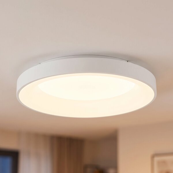 Plafonnier LED à faible éblouissement Blanc Métal Ø60 cm blanc neutre