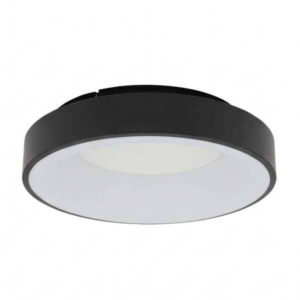 Blendarme LED Plafonnier Noir Métal Ø38 cm 3000 K