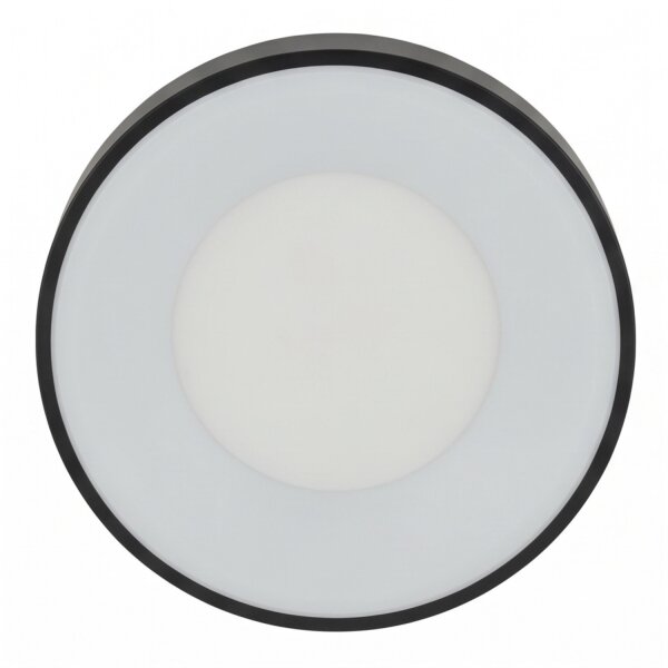 Blendarme LED Plafonnier Noir Métal Ø38 cm 3000 K