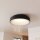 Blendarme LED Plafonnier Noir Métal Ø38 cm 3000 K
