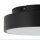 Blendarme LED Plafonnier Noir Métal Ø38 cm 3000 K
