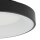 Plafonnier LED métal Ø48 cm noir peu éblouissant confortable