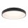 Plafonnier LED métal 60 W noir faible éblouissement confortable