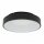 Plafonnier rond à LED noir Ø38 cm confortable et peu éblouissant