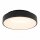 Plafonnier rond à LED noir Ø38 cm confortable et peu éblouissant