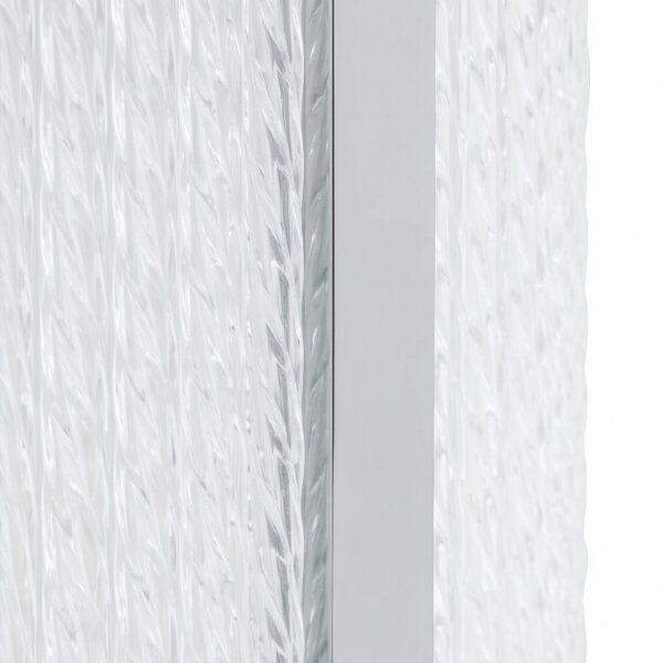 Applique LED Métal Verre en chrome IP44 H:30 cm 4000 K