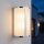 Applique LED Métal Verre en chrome IP44 H:30 cm 4000 K