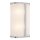 Applique LED Métal Verre en chrome IP44 H:30 cm 4000 K