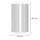Applique LED Métal Verre en chrome IP44 H:30 cm 4000 K