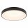 Plafonnier rond à LED noir 4000 K confortable et peu éblouissant