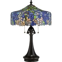 Imposante lampe de table Tiffany style interrupteur...