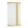 Applique LED Métal Verre en laiton IP44 P:11,5 cm
