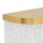 Applique LED Métal Verre en laiton IP44 P:11,5 cm
