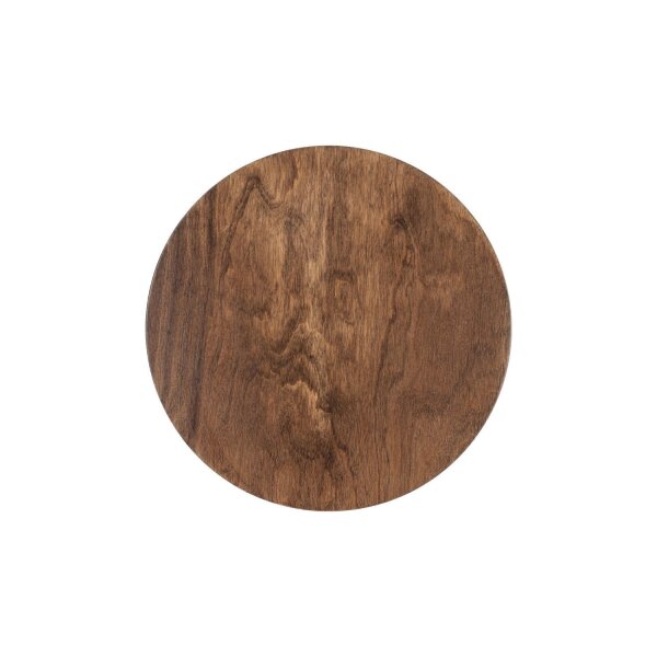 Applique LED bois foncé Ø25 cm 3000 K 130 lm indirecte