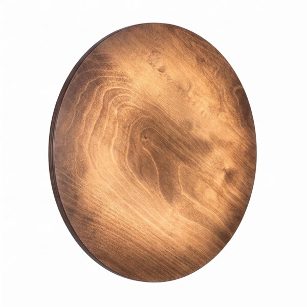 Applique LED indirecte bois blanc chaud 13 W L:35 cm ronde