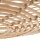 Lampe à suspendre ronde en rotin naturel confortable E27 Ø79 cm grande