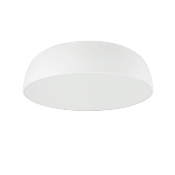 Plafonnier pauvre en fleurs Métal E27 Ø58 cm Blanc confortable