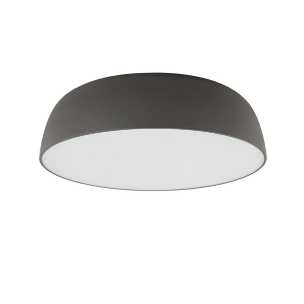 Plafonnier rond gris E27 Ø58 cm peu éblouissant confortable