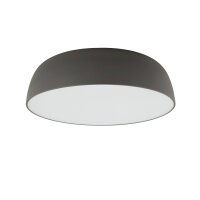 Plafonnier rond gris E27 &Oslash;58 cm peu...