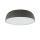 Plafonnier rond gris E27 Ø58 cm peu éblouissant confortable