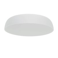 Plafonnier blanc m&eacute;tal E27 10 flammes L:78 cm rond
