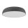 Plafonnier rond E27 anti-éblouissement 10-flmg L:78 cm en gris