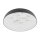 Plafonnier rond E27 anti-éblouissement 10-flmg L:78 cm en gris