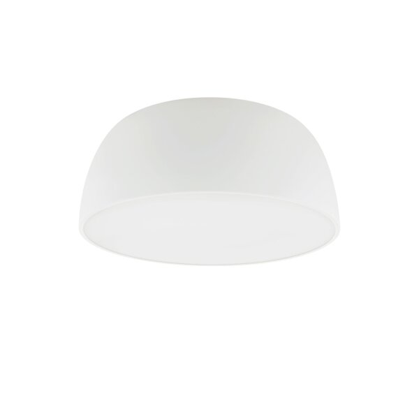 Plafonnier Métal Blanc Confortable E27 Ø38 cm 3-flmg