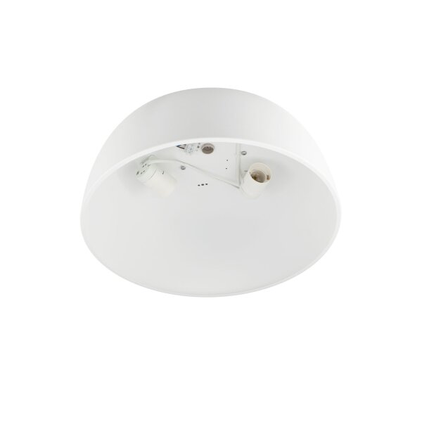 Plafonnier Métal Blanc Confortable E27 Ø38 cm 3-flmg