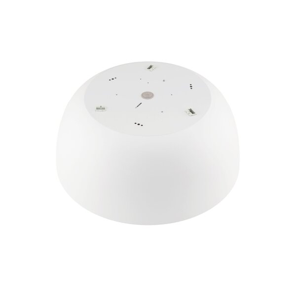 Plafonnier Métal Blanc Confortable E27 Ø38 cm 3-flmg