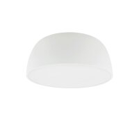 Plafonnier M&eacute;tal Blanc Confortable E27 &Oslash;38...