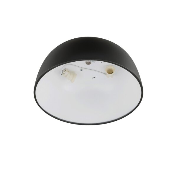 Plafonnier Métal Noir Confortable E27 Ø38 cm 3-flmg