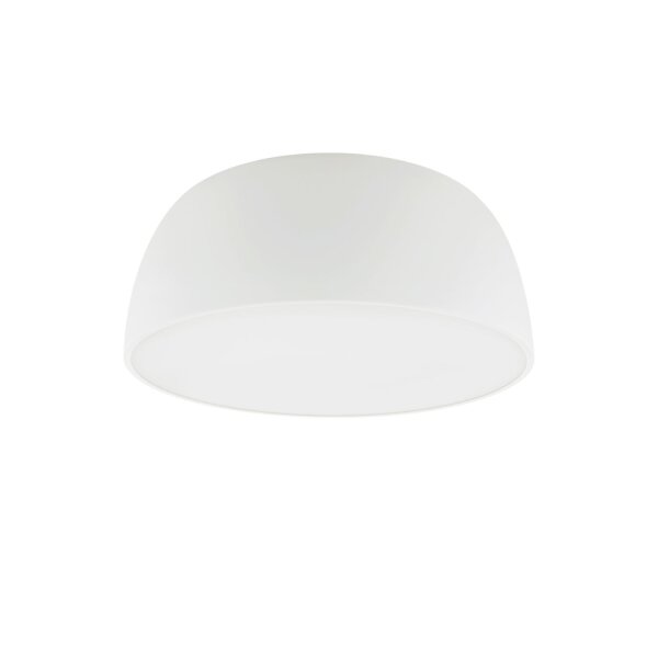 Plafonnier métal blanc 3-flmg confortable E27 38 cm rond