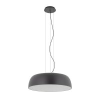 Lampe &agrave; suspendre Gris M&eacute;tal &Oslash;58 cm...