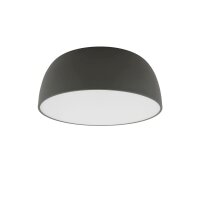 Plafonnier 3 flammes m&eacute;tal gris chaleureux E27...