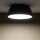 Plafonnier 3 flammes métal gris chaleureux E27 Ø38 cm