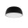 Plafonnier noir métal 3-flmg confortable E27 Ø38 cm