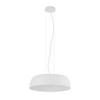 Suspension Blanc M&eacute;tal &Oslash;58 cm E27 7-flmg...