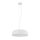 Suspension Blanc Métal Ø58 cm E27 7-flmg faible éblouissement