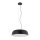 Lampe à suspendre noire métal Ø58 cm E27 7-flmg faible éblouissement