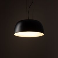 Lampe à suspendre noire métal Ø38 cm...
