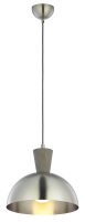 Lampe à suspendre rétro en nickel...