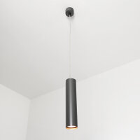Suspension moderne en anthracite 24/120 cm