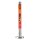Grande lampe à lave ALAN 76cm rouge orange design rétro