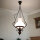 Lampe à suspendre en bois véritable verre métal style campagnard E27