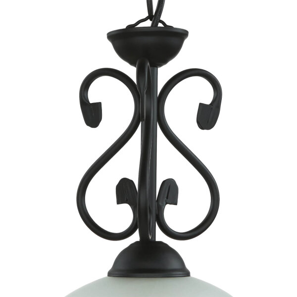 Lampe à suspendre DOROTHEA albâtre verre métal maison de campagne