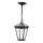 Lampe dextérieur E27 IP44 L : 20,3 cm noir suspendu