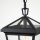 Lampe dextérieur E27 IP44 L : 20,3 cm noir suspendu