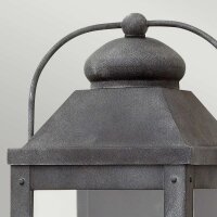 Applique extérieure H : 45,1 cm IP44 E14 Aluminium...