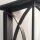 Applique extérieure E27 IP44 H : 46,4 cm noir blanc